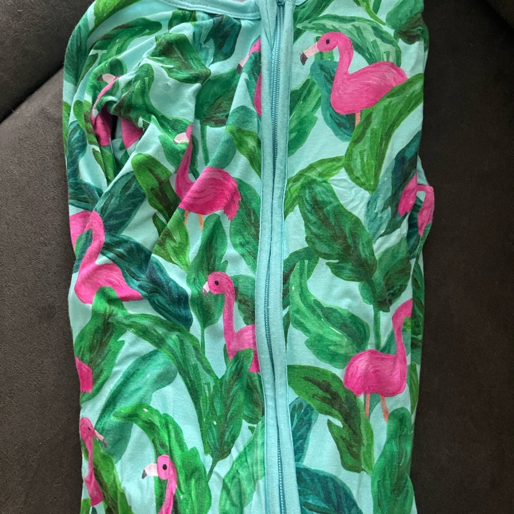 Flamingo Little Sleepies Zippy